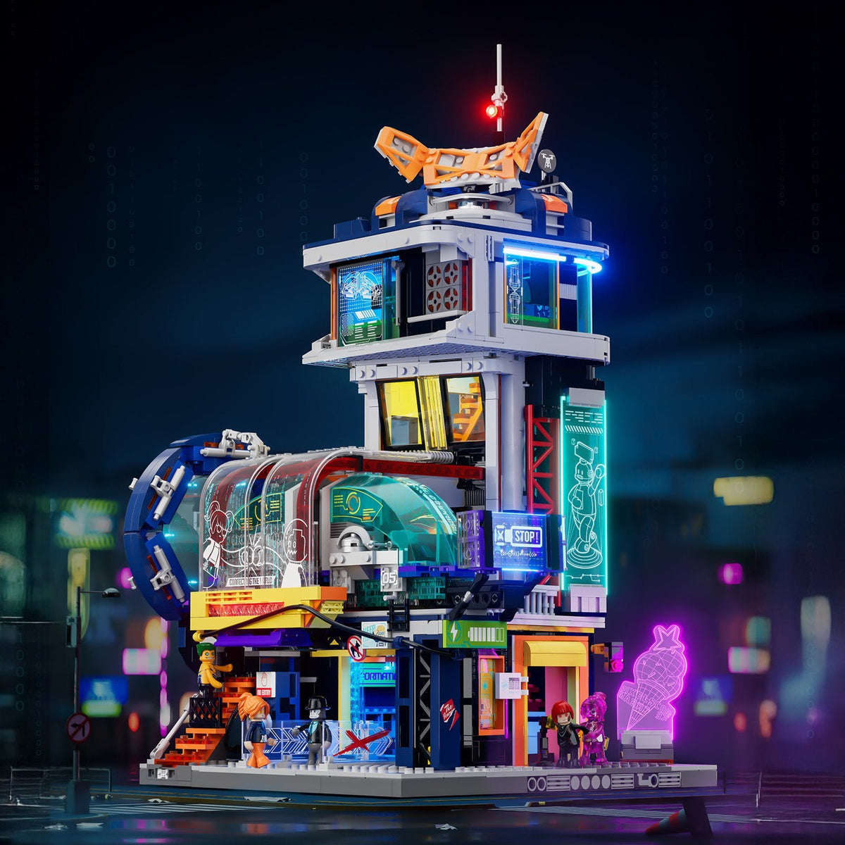 Lumibricks Floating Train Station, vue 2