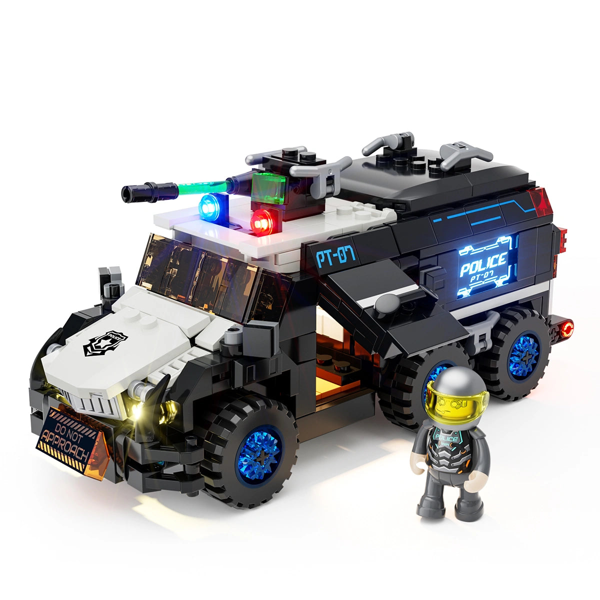 Lumibricks Police Urban Convoy, vue 3