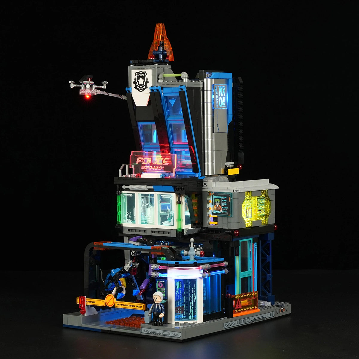Lumibricks Cyberpunk Police HQ, vue 2