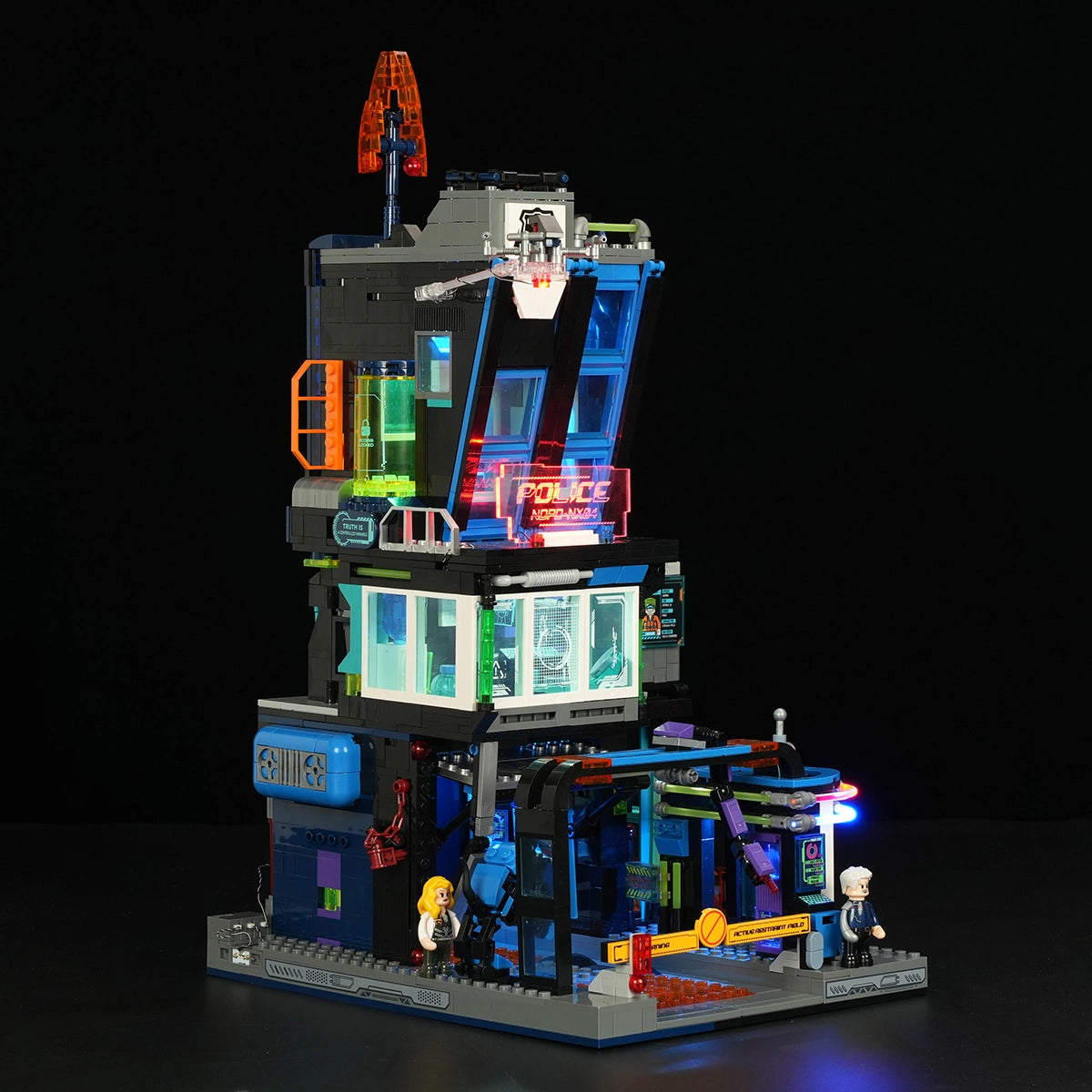 Lumibricks Cyberpunk Police HQ, vue 4