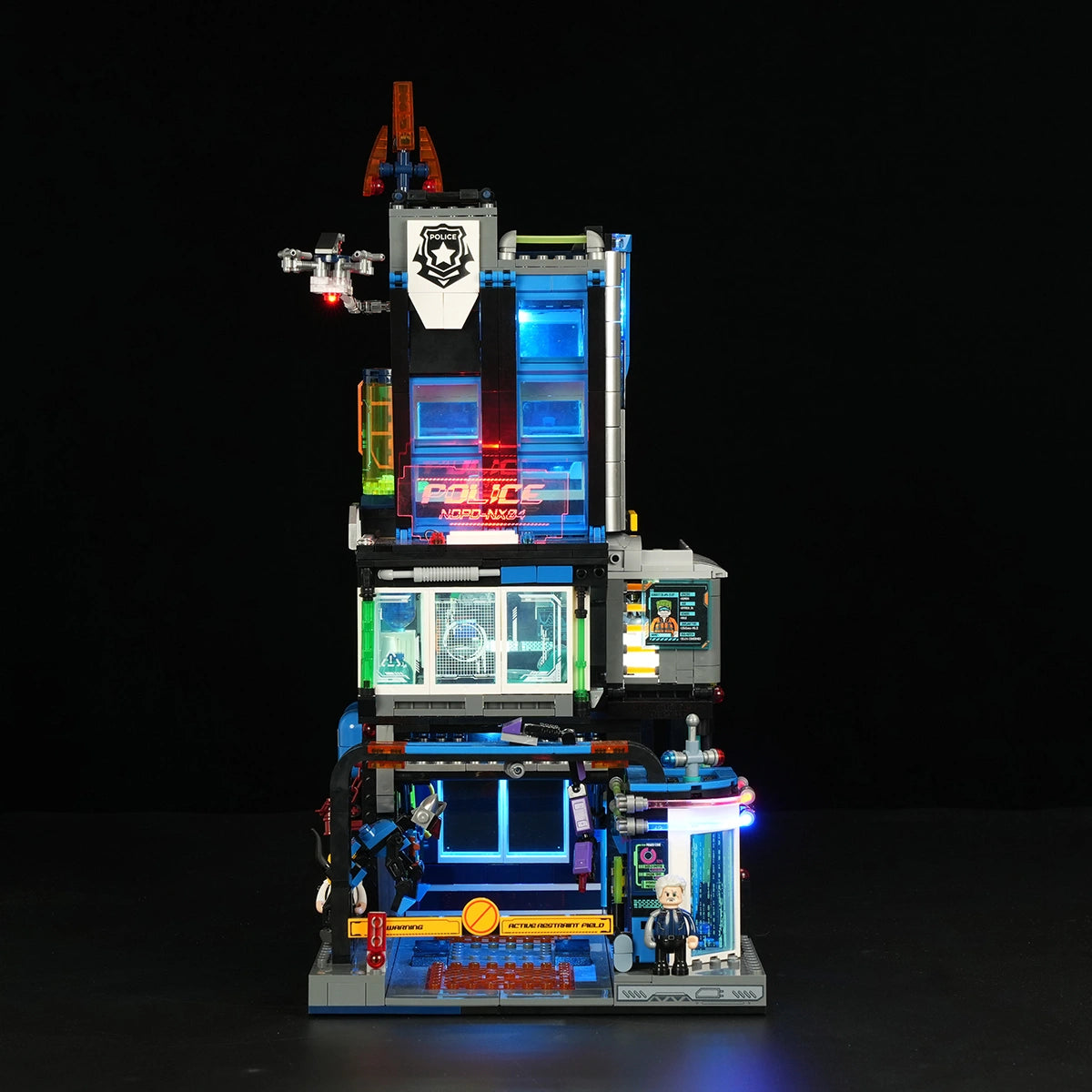 Lumibricks Cyberpunk Police HQ, vue 5