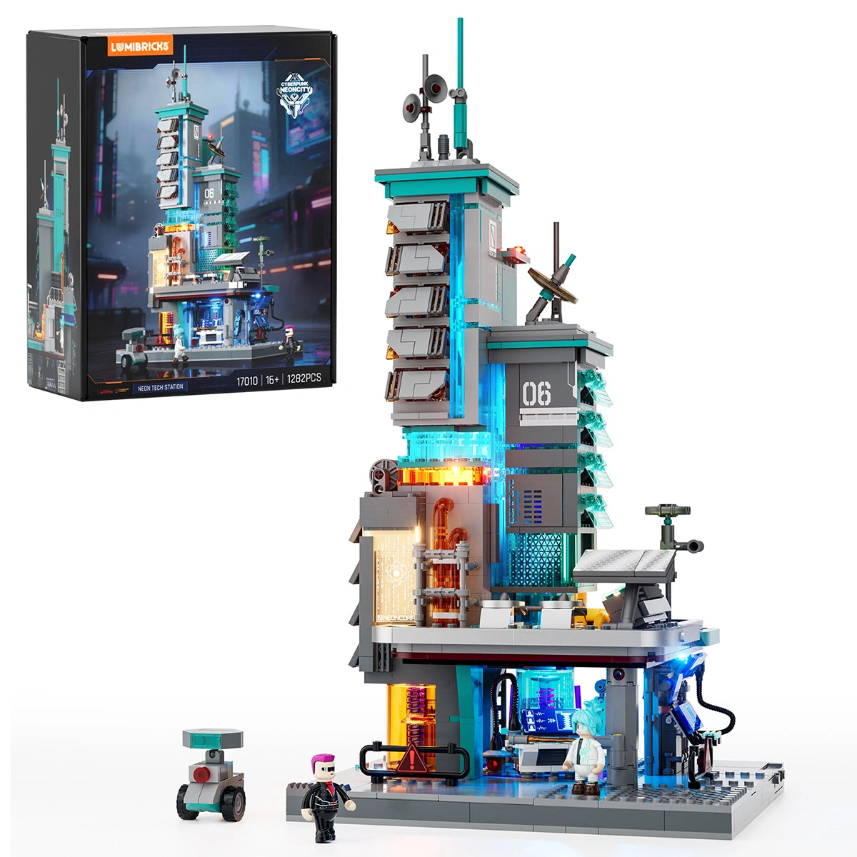 Lumibricks Neon Tech Station, vue 4