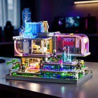 Détail - Lumibricks - Neon Elite Lounge / Cyberpunk Neoncity