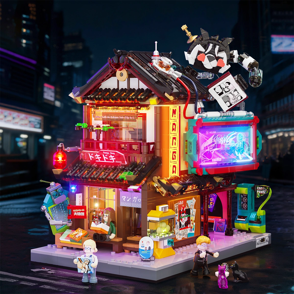 Lumibricks Manga Shop, vue 3