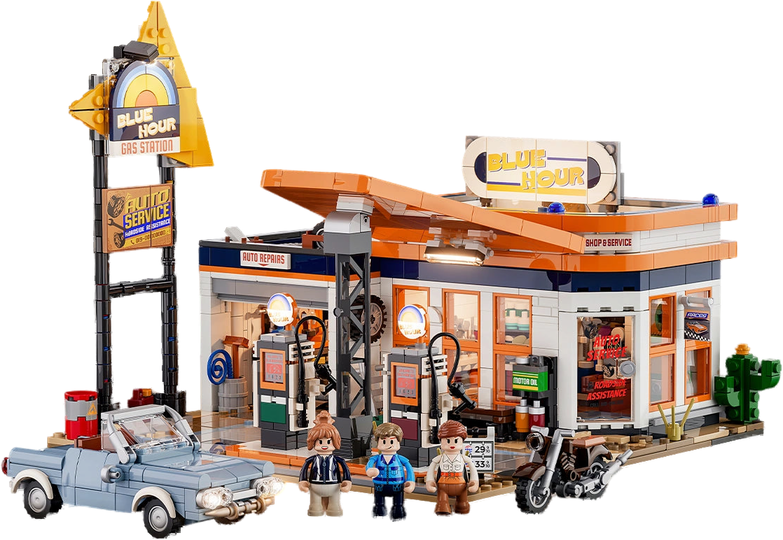 Lumibricks Gas Station
