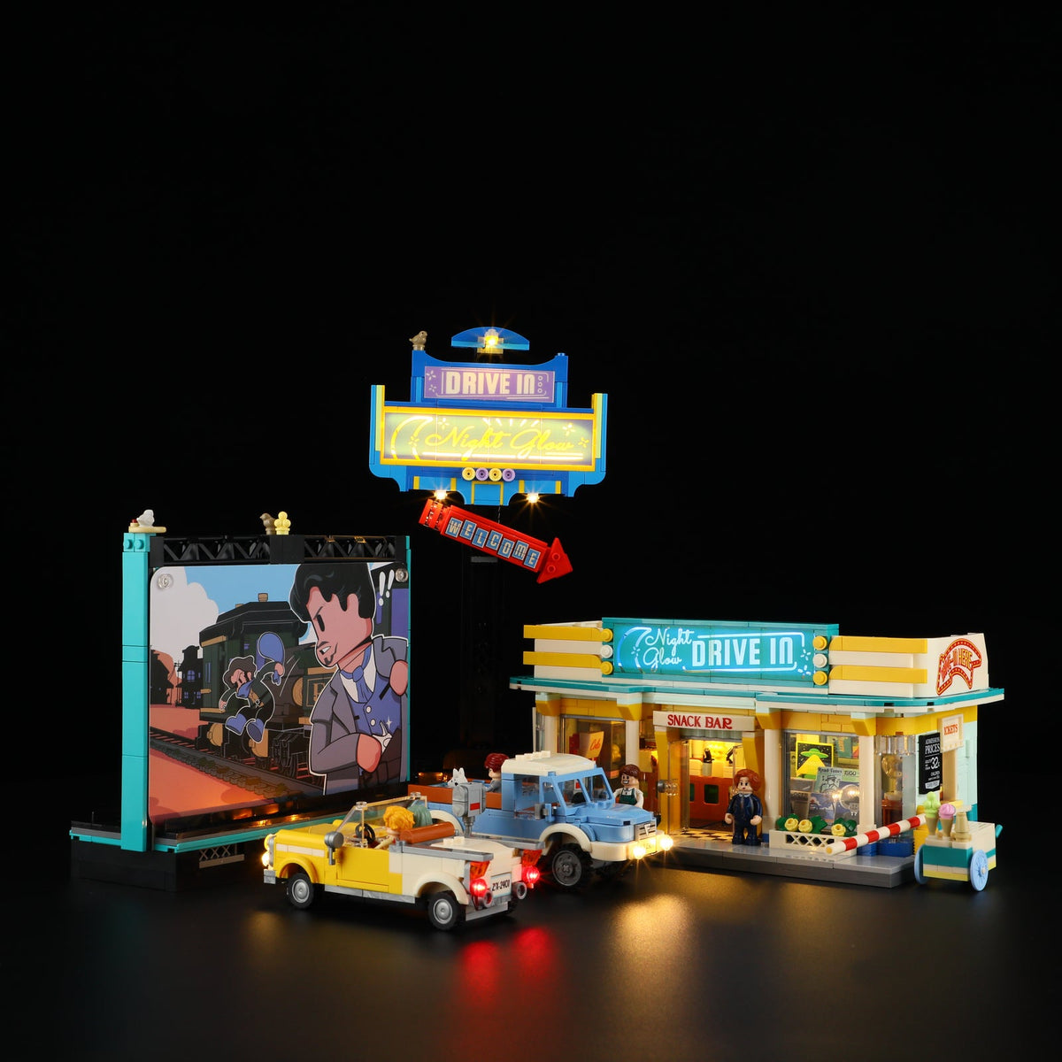 Lumibricks Night Glow Drive-In, vue 3