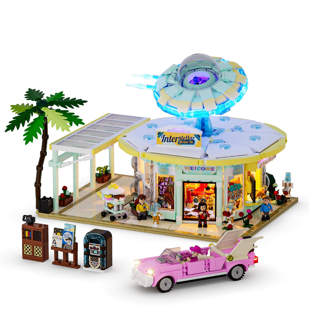 Lumibricks Interstellar Drive-In, vue 3