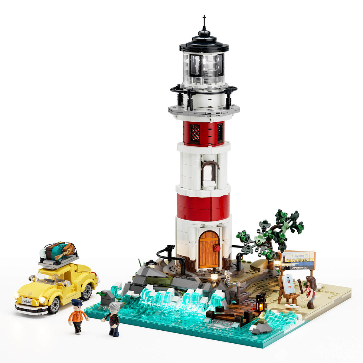 Lumibricks Sunrise Lighthouse, vue 4