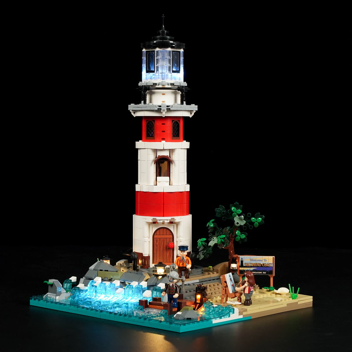 Lumibricks Sunrise Lighthouse, vue 5