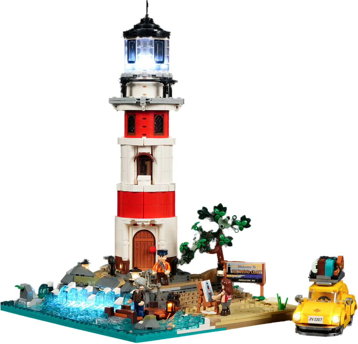 Lumibricks Sunrise Lighthouse