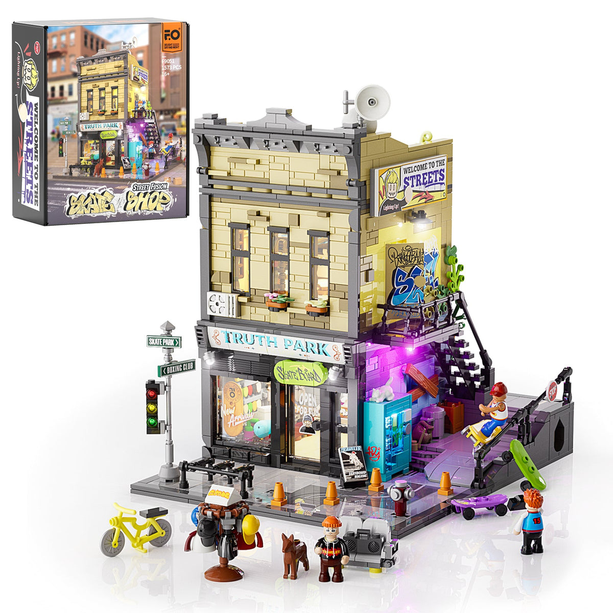 Lumibricks Skateboard Shop, vue 3