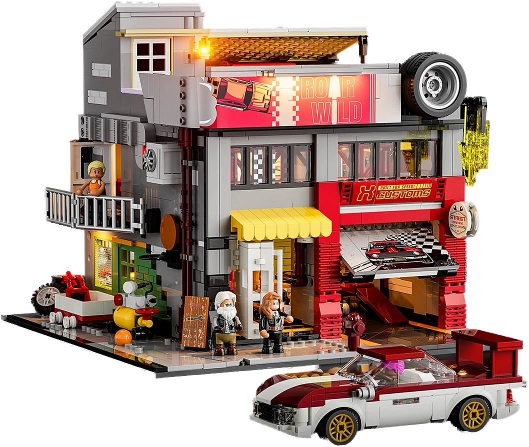 Lumibricks Street Mod Garage
