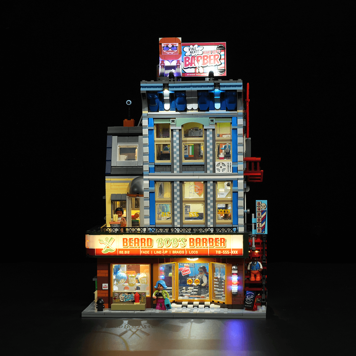 Lumibricks Barbershop, vue 4
