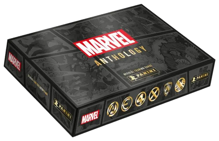 Coffret Treasure Box Marvel Anthology Panini fermé