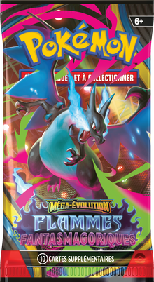 Booster Flammes Fantasmagoriques illustration Méga-Dracaufeu X