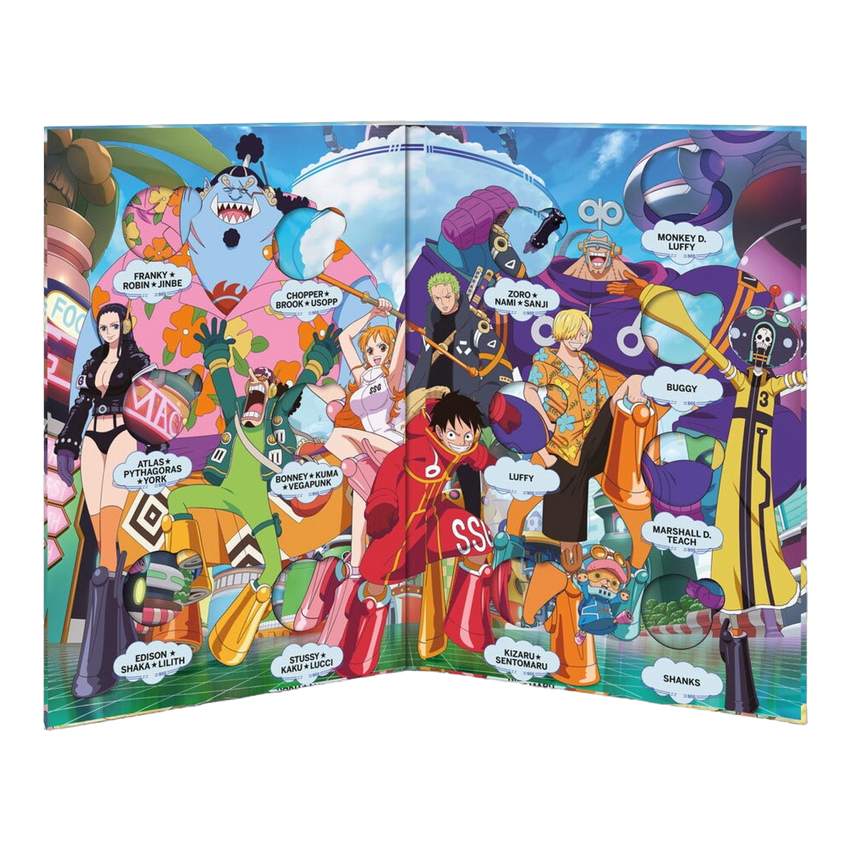Album collector One Piece Monnaie de Paris ouvert