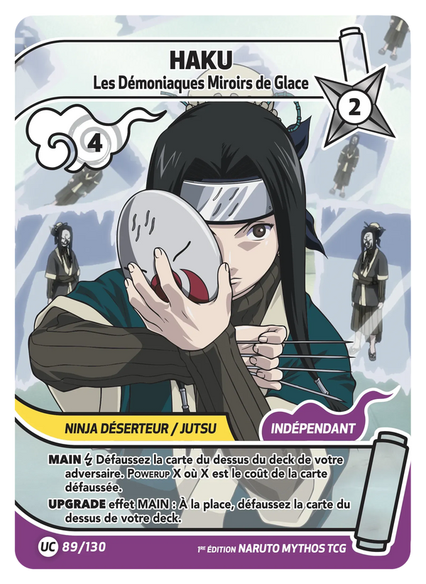 Haku — Les Démoniaques Miroirs de Glace (Naruto Mythos 089/130)