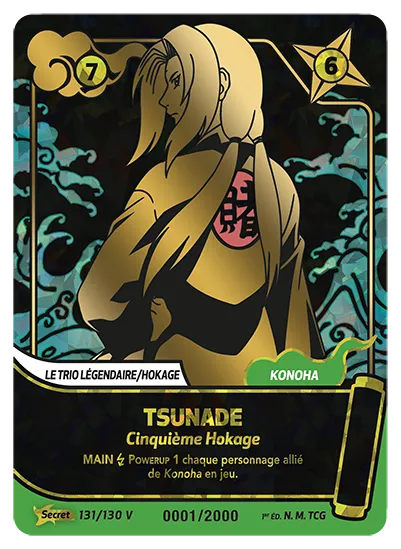 131/130 - Tsunade - Cinquième Hokage (Naruto Mythos Secrète V Gold)