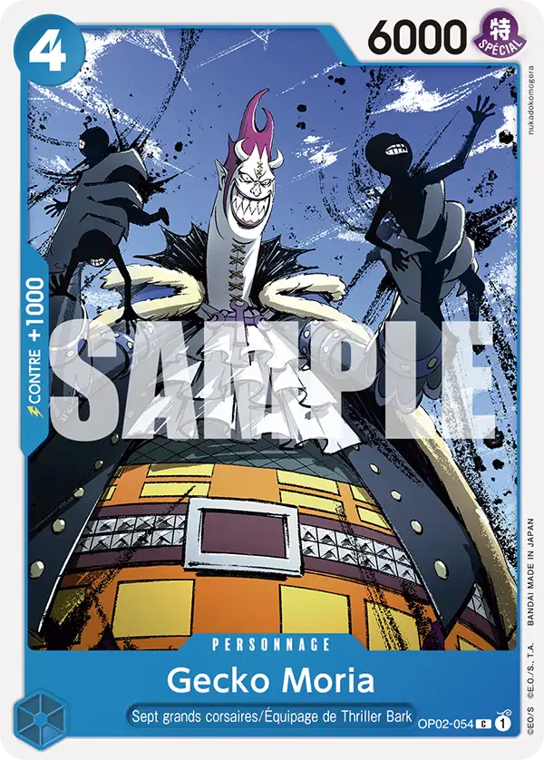OP02-054 - Gecko Moria — Carte One Piece ST17