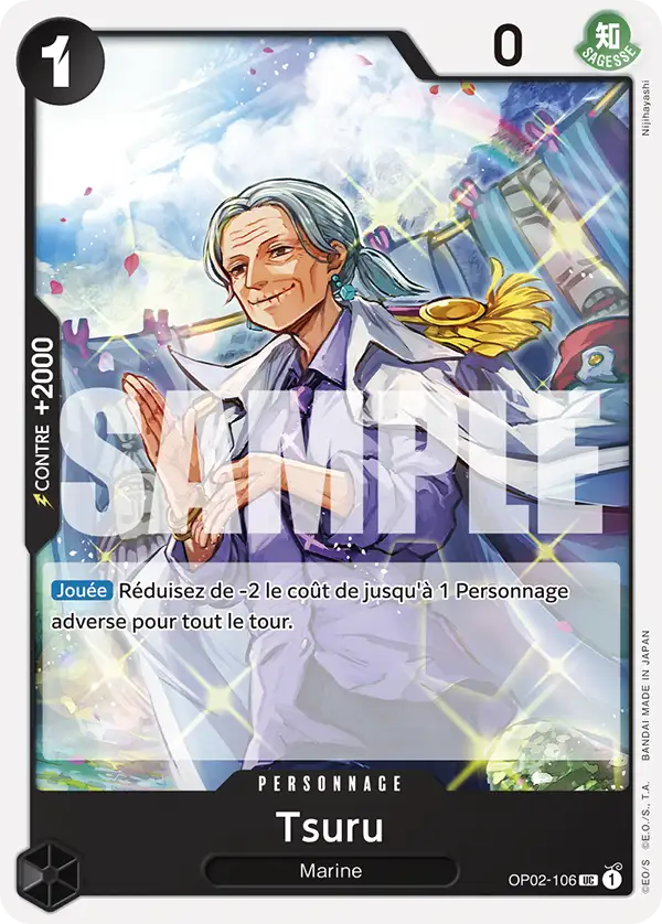 OP02-106 - Tsuru — Carte One Piece ST19