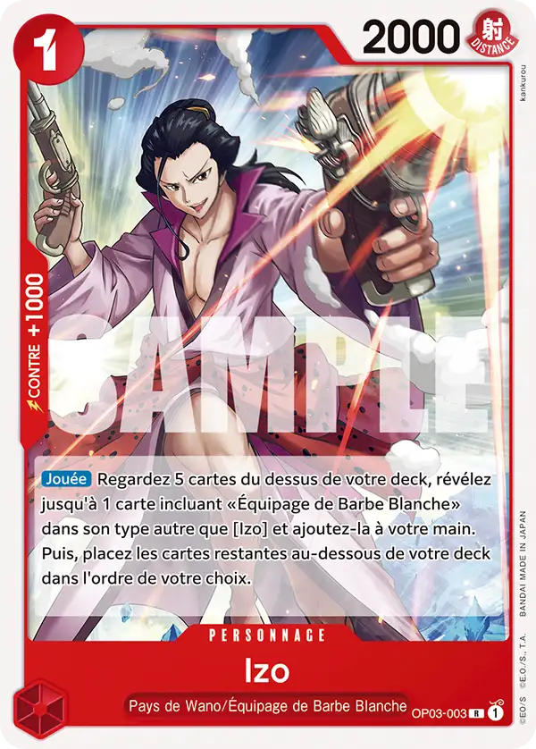Izo — Carte One Piece ST15