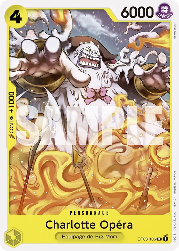 OP03-106 - Charlotte Opéra — Carte One Piece ST20