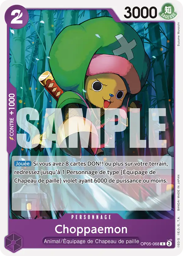 OP05-068 - Choppaemon — Carte One Piece ST18