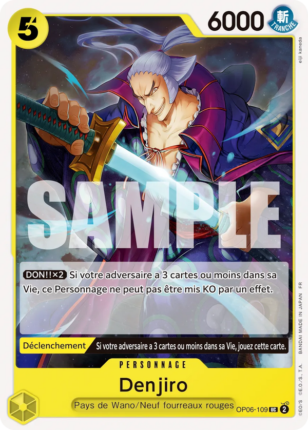 OP06-109 - Denjiro — Carte One Piece ST28