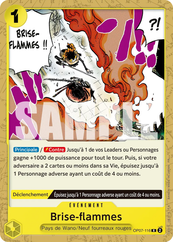 OP07-116 - Brise-flammes — Carte One Piece ST28