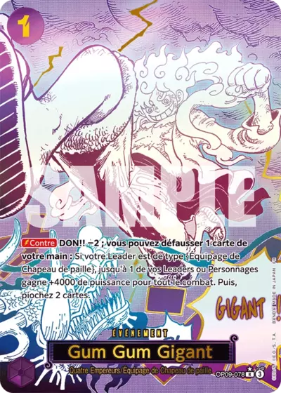 OP09-078 - Gum Gum Gigant V2