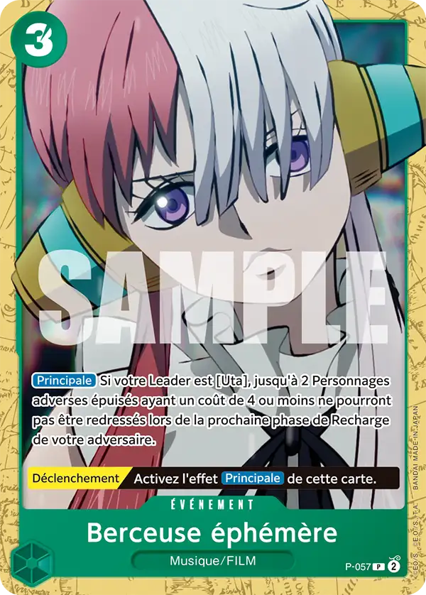 P-057 - Berceuse éphémère — Carte One Piece ST16