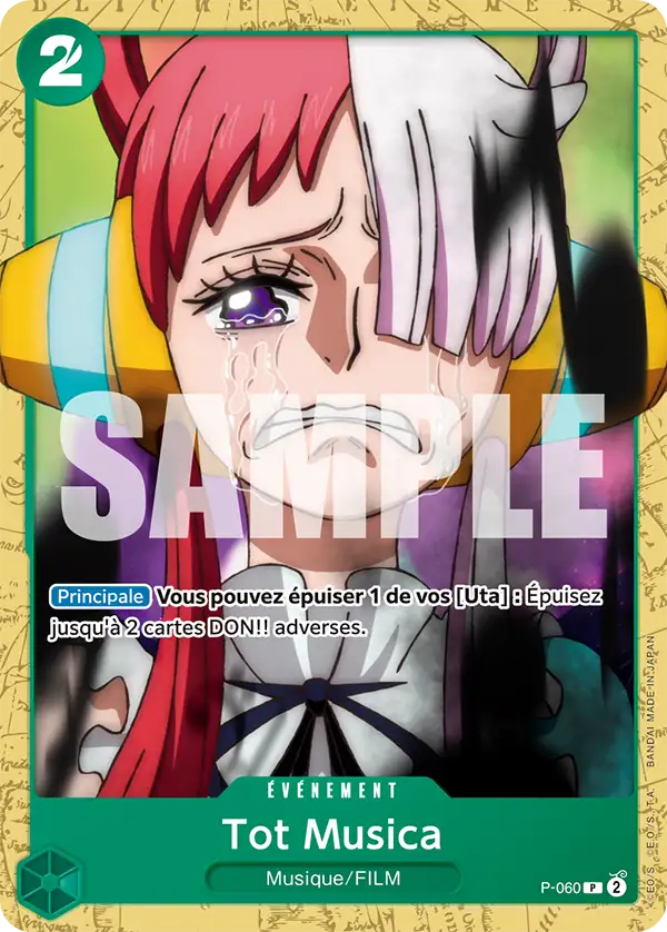 P-060 - Tot Musica — Carte One Piece ST16