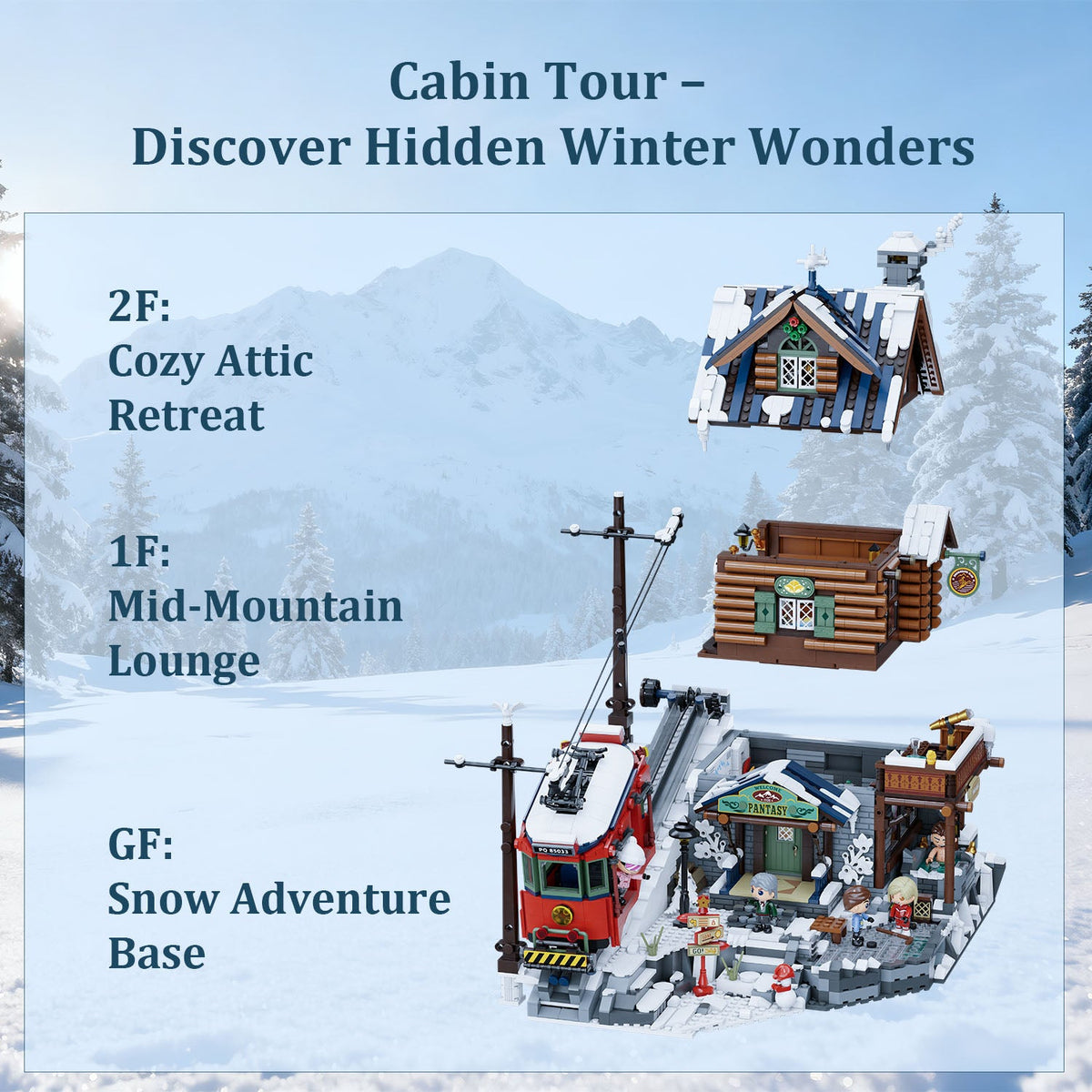 Pantasy - Summit Cabin Chalet Des Montagnes / Retro Collection