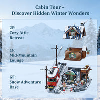 Vue 5 - Pantasy - Summit Cabin Chalet Des Montagnes / Retro Collection