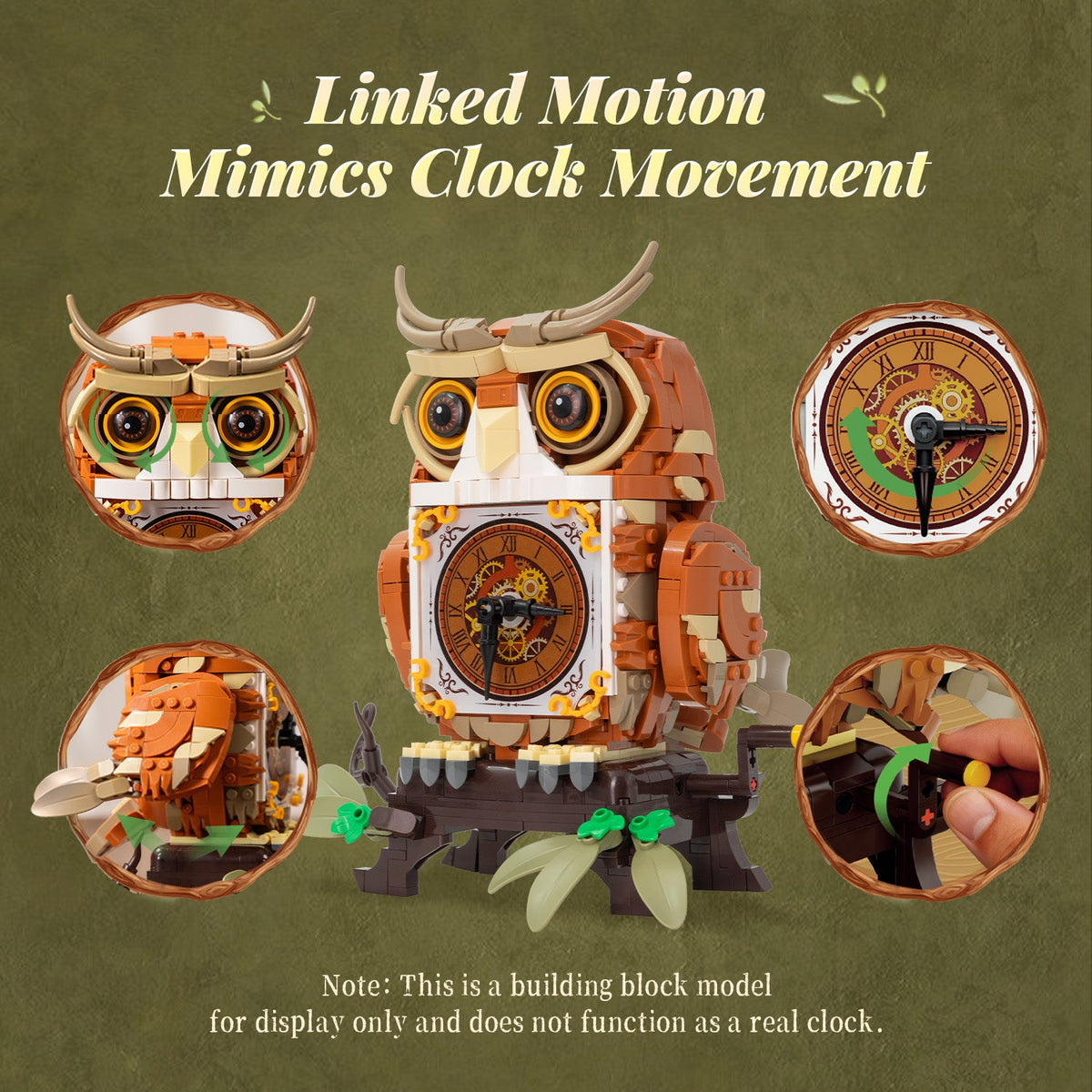 Pantasy - Owl Clock / Retro Collection