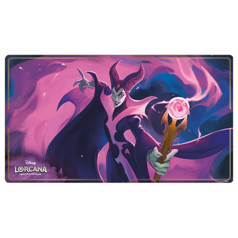 Tapis de jeu Disney Lorcana Maléfique Chapitre 1 Premier Chapitre