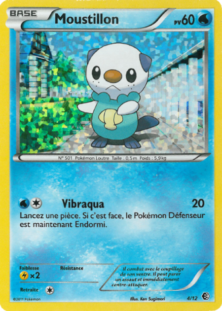Moustillon — Carte Pokémon 4 Collection McDonald's 2011