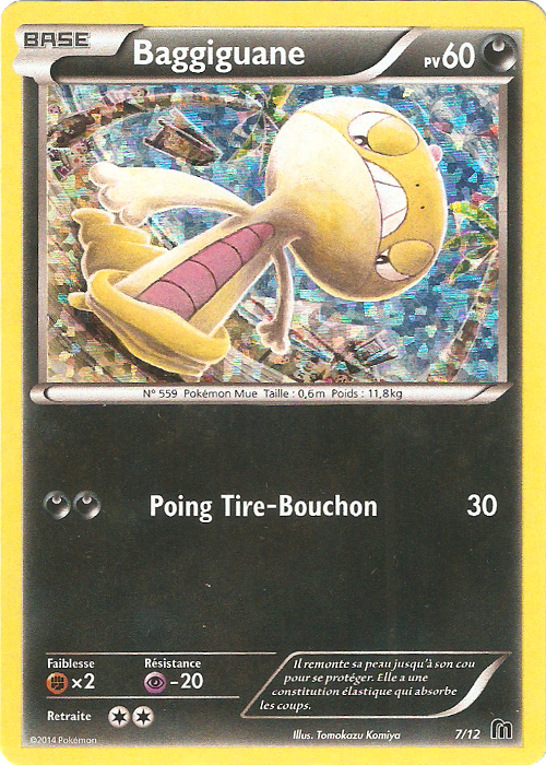 Baggiguane — Carte Pokémon 7 Collection McDonald's 2016
