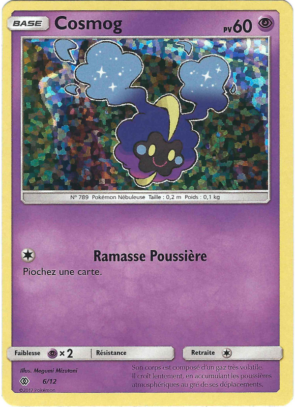 Cosmog — Carte Pokémon 6 Collection McDonald's 2017