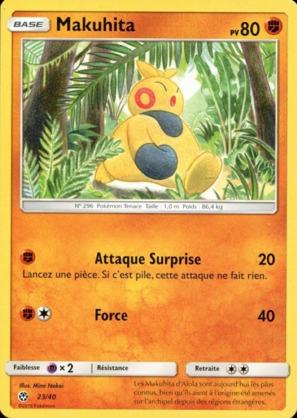 Makuhita — Carte Pokémon 23 Collection McDonald's 2018