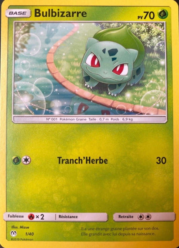 Bulbizarre — Carte Pokémon 1 Collection McDonald's 2019