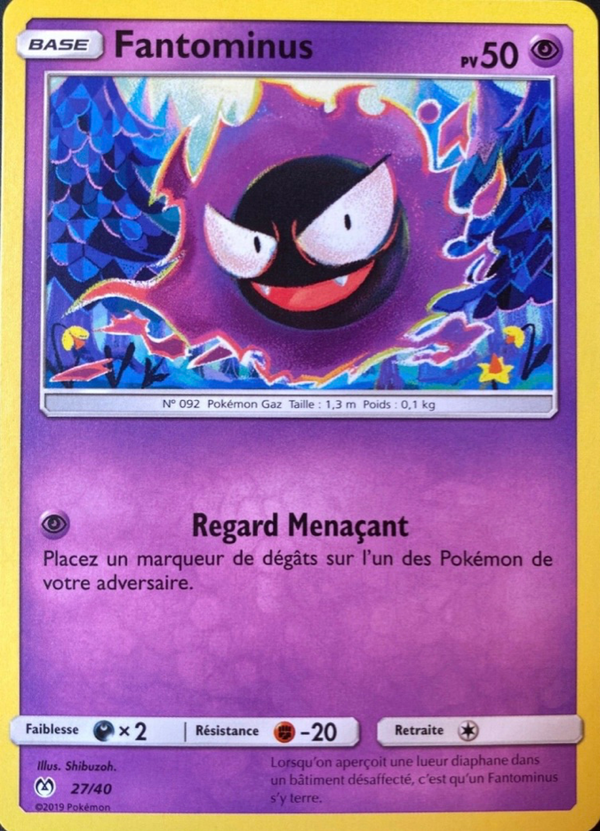 Fantominus — Carte Pokémon 27 Collection McDonald's 2019