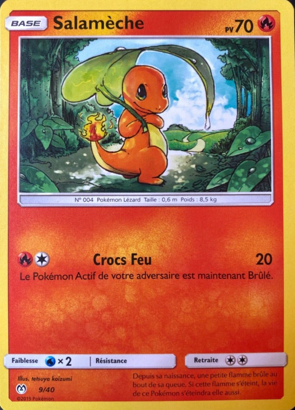 Salamèche — Carte Pokémon 9 Collection McDonald's 2019