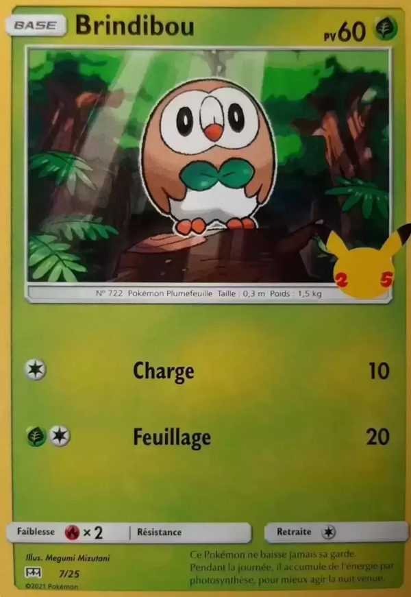 Brindibou — Carte Pokémon 7 Collection McDonald's 2021