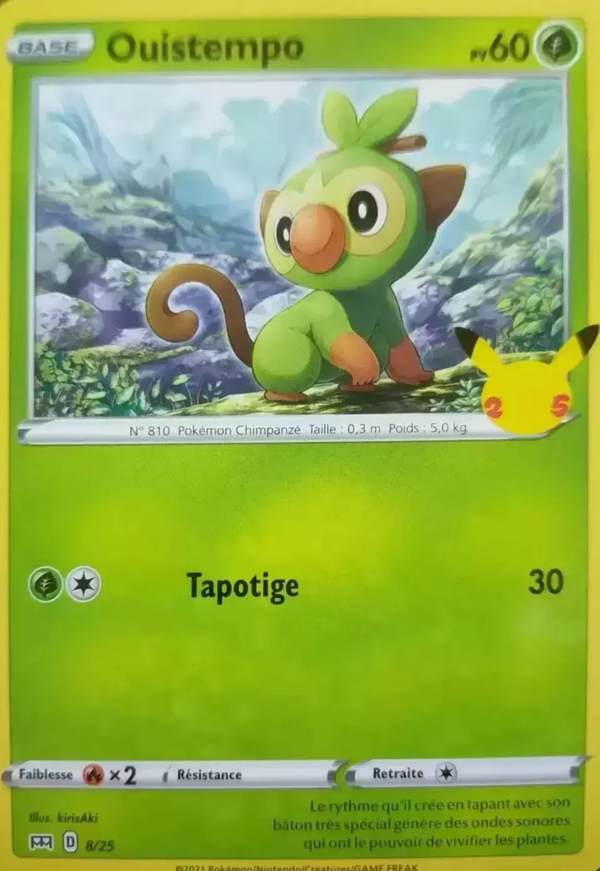 Ouistempo — Carte Pokémon 8 Collection McDonald's 2021