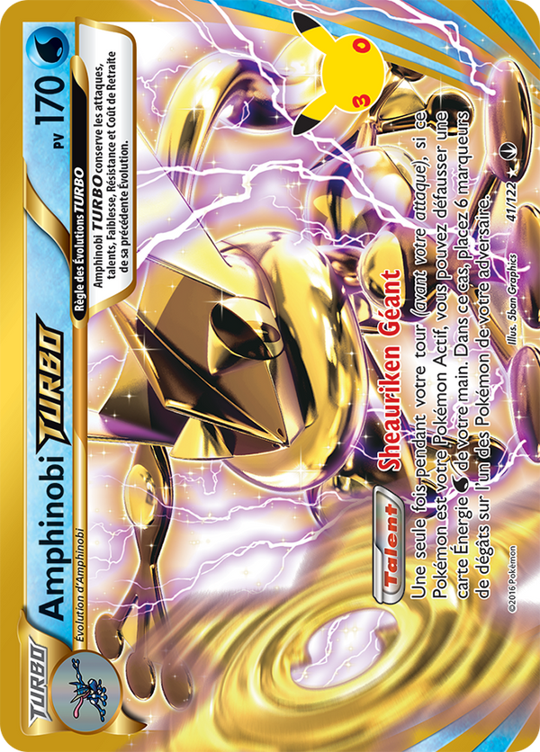 Amphinobi TURBO — Carte Pokémon A009 30e Anniversaire