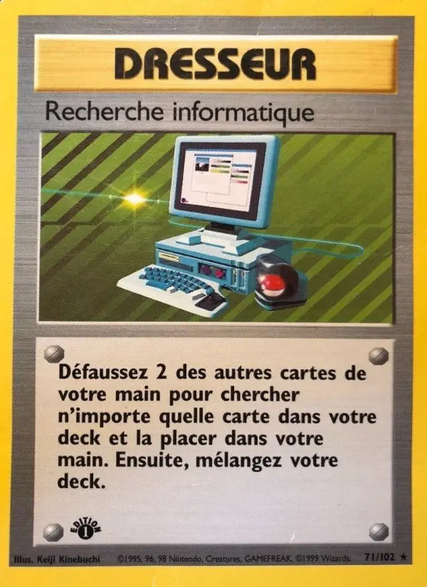 Recherche informatique — Carte Pokémon 71 Set de Base