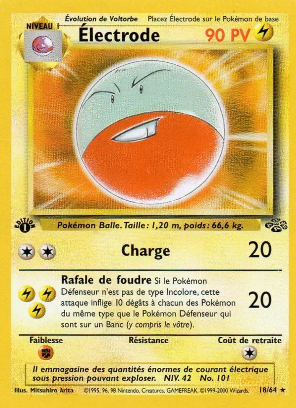 Électrode — Carte Pokémon 18 Jungle