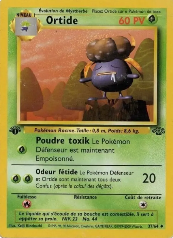Ortide — Carte Pokémon 37 Jungle
