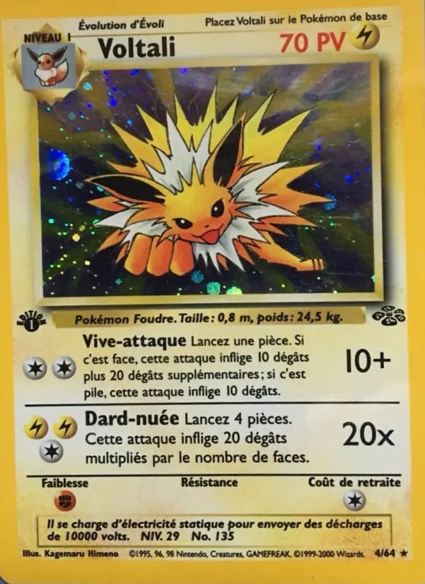Voltali — Carte Pokémon 4 Jungle